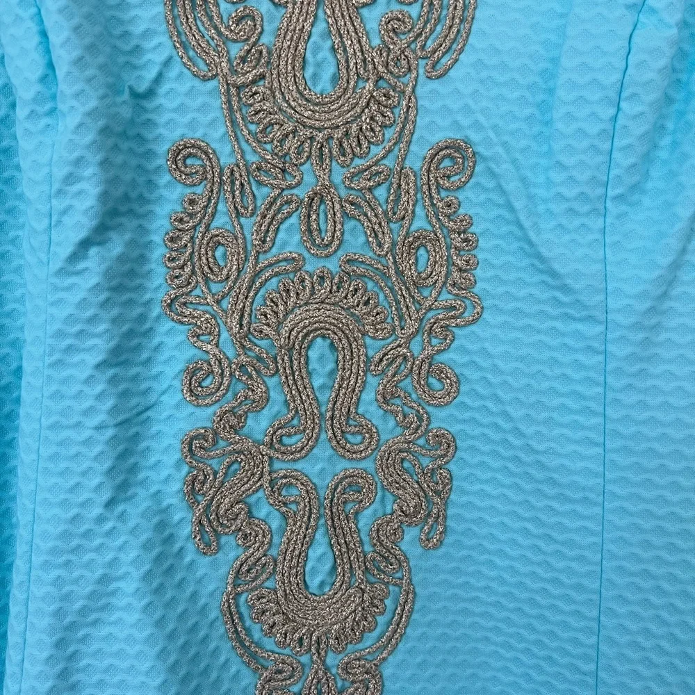 NWT Lilly Pulitzer Dress with Gold Detailing - Picture 2 of 4